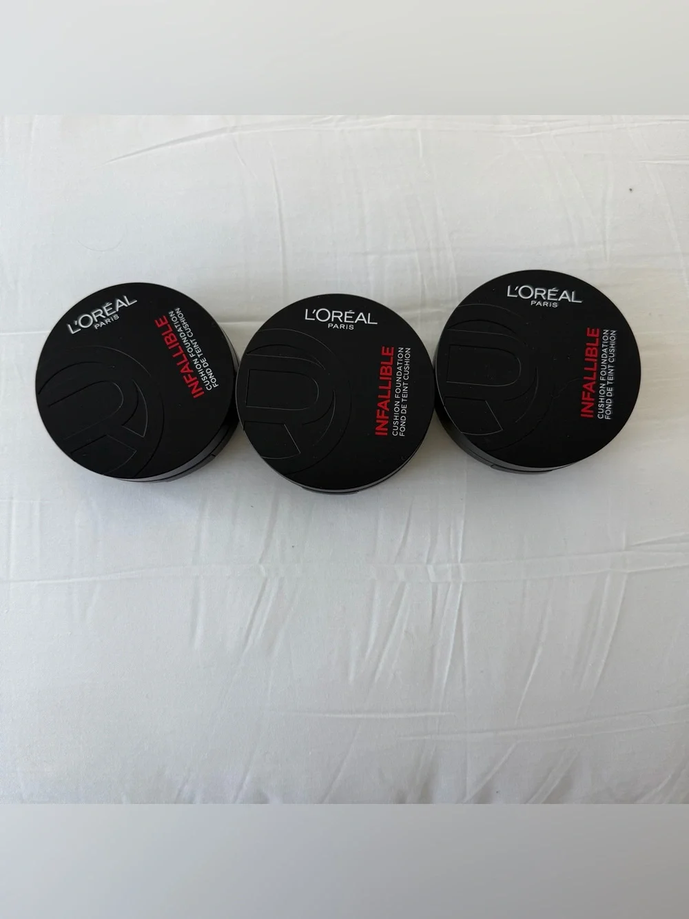 L'Oréal Infallible Cushion Foundation 120,130,140
